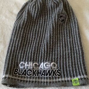 Reebok Gray Chicago Blackhawks Beanie NHL